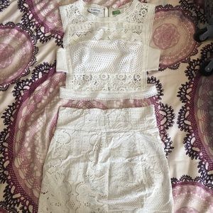 bebe two piece matching set